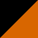 Schwarz / Orange